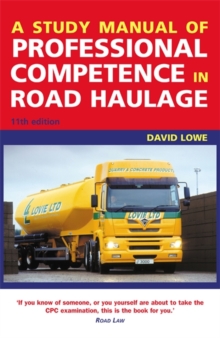 Image for A study manual of professional competence in road haulage