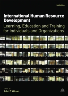 Image for International human resource development  : learning, education and training for individuals and organizations
