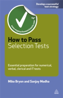 Image for How to pass selection tests  : essential preparation for numerical, verbal, clerical and IT tests