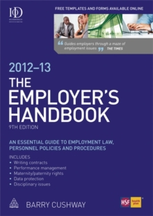 Image for The Employer's Handbook 2012-13