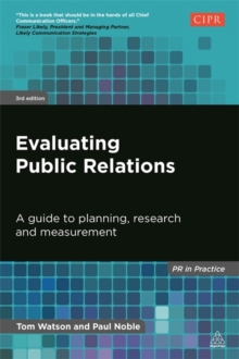 Image for Evaluating Public Relations
