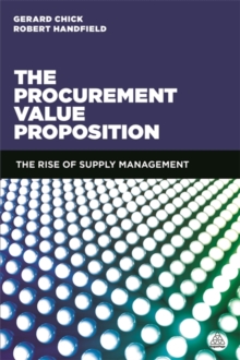 Image for The procurement value proposition  : the rise of supply management