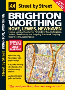 Image for AA Street by Street Brighton, Worthing