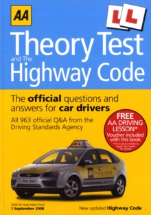 Image for AA theory test and the highway code  : the official questions and answers for car drivers