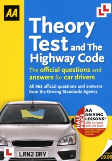 Image for Theory test and the Highway Code  : the official questions and answers for car drivers