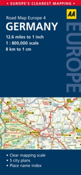 Image for 4. Germany : AA Road Map Europe