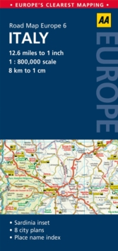 Image for 6. Italy : AA Road Map Europe