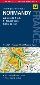 Image for 2. Normandy : AA Road Map France