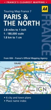 Image for 7. Paris & the North : AA Road Map France