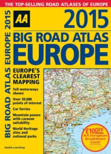 Image for AA 2015 big road atlas Europe