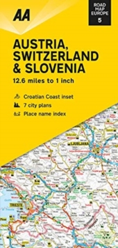 Image for Road Map Austria, Switzerland & Slovenia