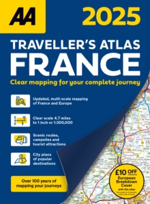 AA Traveller’s Atlas France 2025