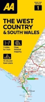 Image for AA Road Map The West Country & South Wales