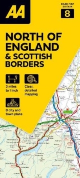 Image for AA Road Map North of England & Scottish Borders
