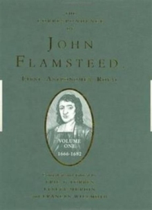Image for The Correspondence of John Flamsteed, The First Astronomer Royal : Volume 1
