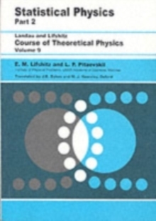 Image for Statistical Physics : Theory of the Condensed State
