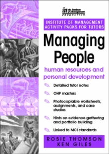 Image for Managing people  : human resources and personal development