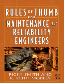 Image for Rules of thumb for maintenance and reliability engineers
