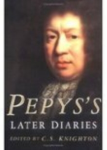 Image for Pepys's later diaries