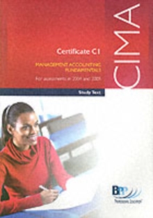 Image for Management accounting fundamentals  : certificate paper C1