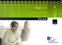 Image for ACCA Paper 1.3 Managing People : Passcards