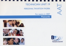 Image for AAT EQL Personal Taxation FA2006 : Passcards
