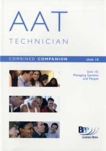 Image for AAT technician NVQ and Diploma Pathway (Diploma)  : combined companionUnit 10: Managing systems and people in the accounting environment