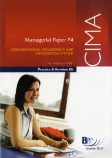 Image for CIMA - P4 Organisational Management and Information Systems