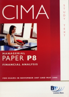 Image for CIMA - P8 Financial Analysis