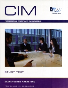 Image for Stakeholder marketing  : for exams in 2008/2009