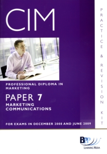 Image for CIM - 7 Marketing Communications : Kit