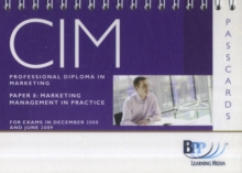 Image for CIM - 8 Marketing Management in Practice : Passcards