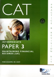 Image for CAT - 3 Maintaining Financial Records (UK)
