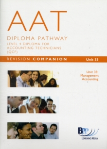 Image for AAT - 33 Management Accounts and Performance Evaluation: Revision Companion
