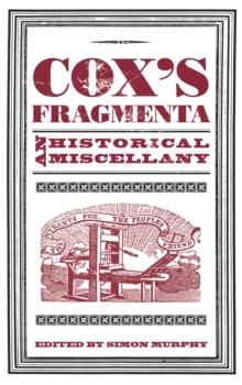 Image for Cox's fragmenta: an historical miscellany