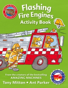 Amazing Machines Flashing Fire Engines Activity Book