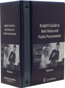 Image for Knight's Guide to Best Value and Public Procurement
