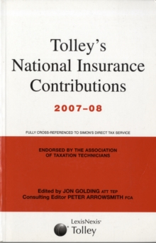 Image for TOLLEY'S NATIONAL INSURANCE 2007-08