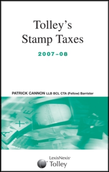 Image for Tolley's stamp taxes 2007-08