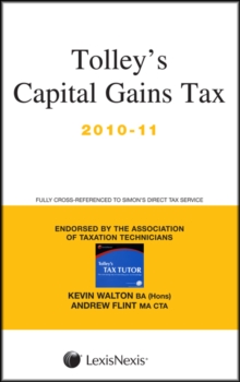 Image for Tolley's capital gains tax 2010-11
