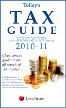 Image for Tolley's tax guide 2010-11