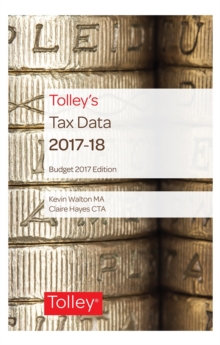 Image for Tolley's Tax Data 2017-18 (Finance Act edition)