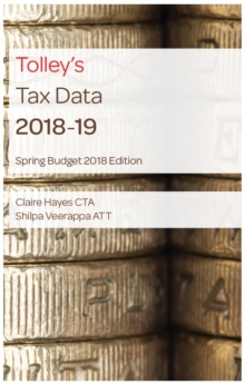 Image for Tolley's Tax Data 2018-19 (Budget edition)