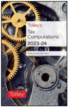 Image for Tolley's tax computations 2023-24
