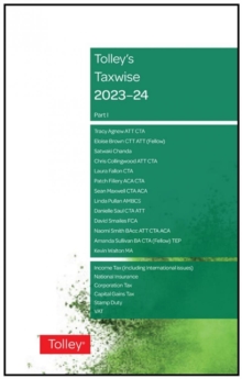 Image for Tolley's Taxwise I 2023-24