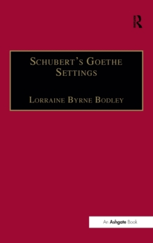 Image for Schubert's Goethe Settings