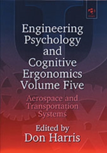 Engineering Psychology and Cognitive Ergonomics
