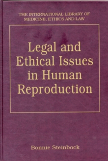 Image for Legal and ethical issues in human reproduction