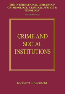 Image for Crime and social institutions