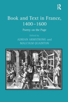 Book and Text in France, 1400-1600